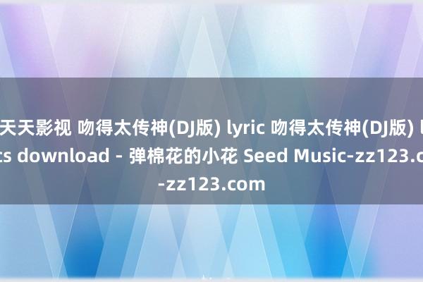 天天影视 吻得太传神(DJ版) lyric 吻得太传神(DJ版) lyrics download - 弹棉花的小花 Seed Music-zz123.com